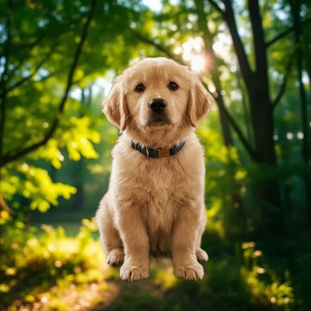 Filhote de golden retriever — Depois